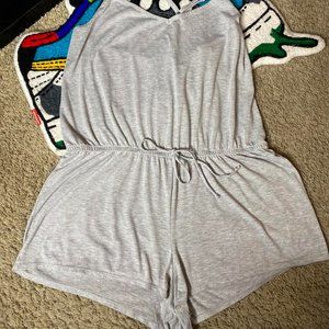 SECRET TREASURES GREY SLEEPWEAR ROMPER